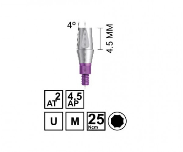 NV STRAIGHT ABUTMENT (AT2-AP4.5)