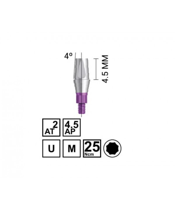 NV STRAIGHT ABUTMENT (AT2-AP4.5)