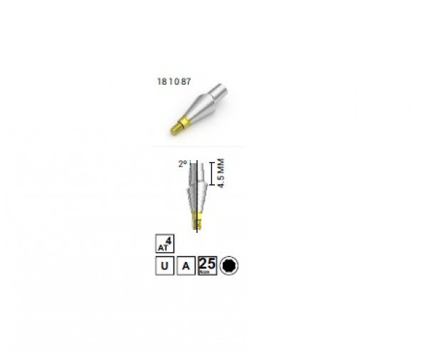 MV ANATOMICAL STRAIGHT ABUTMENT [4.0mm]