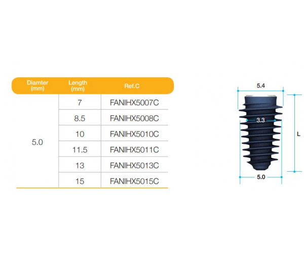 XPEED ANYRIDGE INTERNAL FIXTURE (C3.3) 05.0/ L8.5