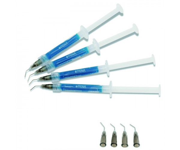 DENTOETCH- 4 SYRINGES 1.2ml ETCHING GEL+ 8 NEEDLE TIPS