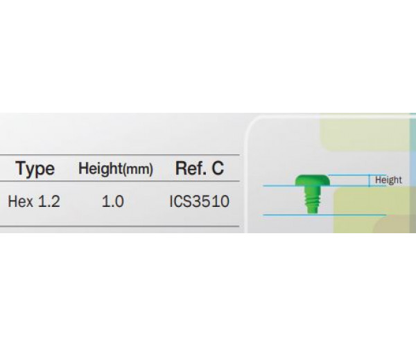 I-GEN COVER SCREW 03.5/ H=1