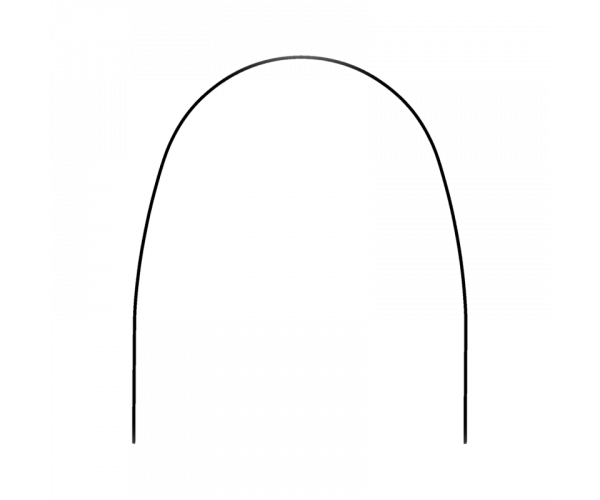 .018 STAINLESS STEEL ARCHWIRES ROUND (10u) LOWER EUROPA FORM II- PROCLINIC