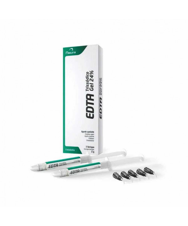 EDTA TRISSODIUM IN GEL 24%- SYRINGE OF 3g (2 SYRINGE/PACK)