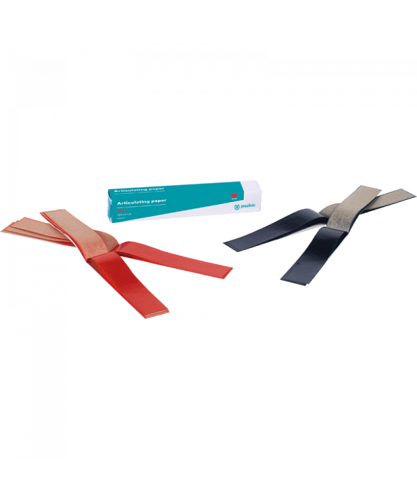 ARTICULATING PAPER RED 40micro (120 strips) - PROCLINIC